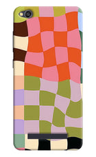 Wavy Grid Redmi 4A Hard Case Back Cover by Casekaro