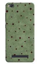 Green Stars Redmi 4A Hard Case Back Cover by Casekaro