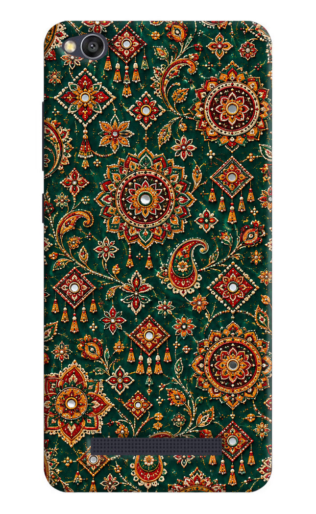 Green Pataka Redmi 4A Hard Case Back Cover by Casekaro