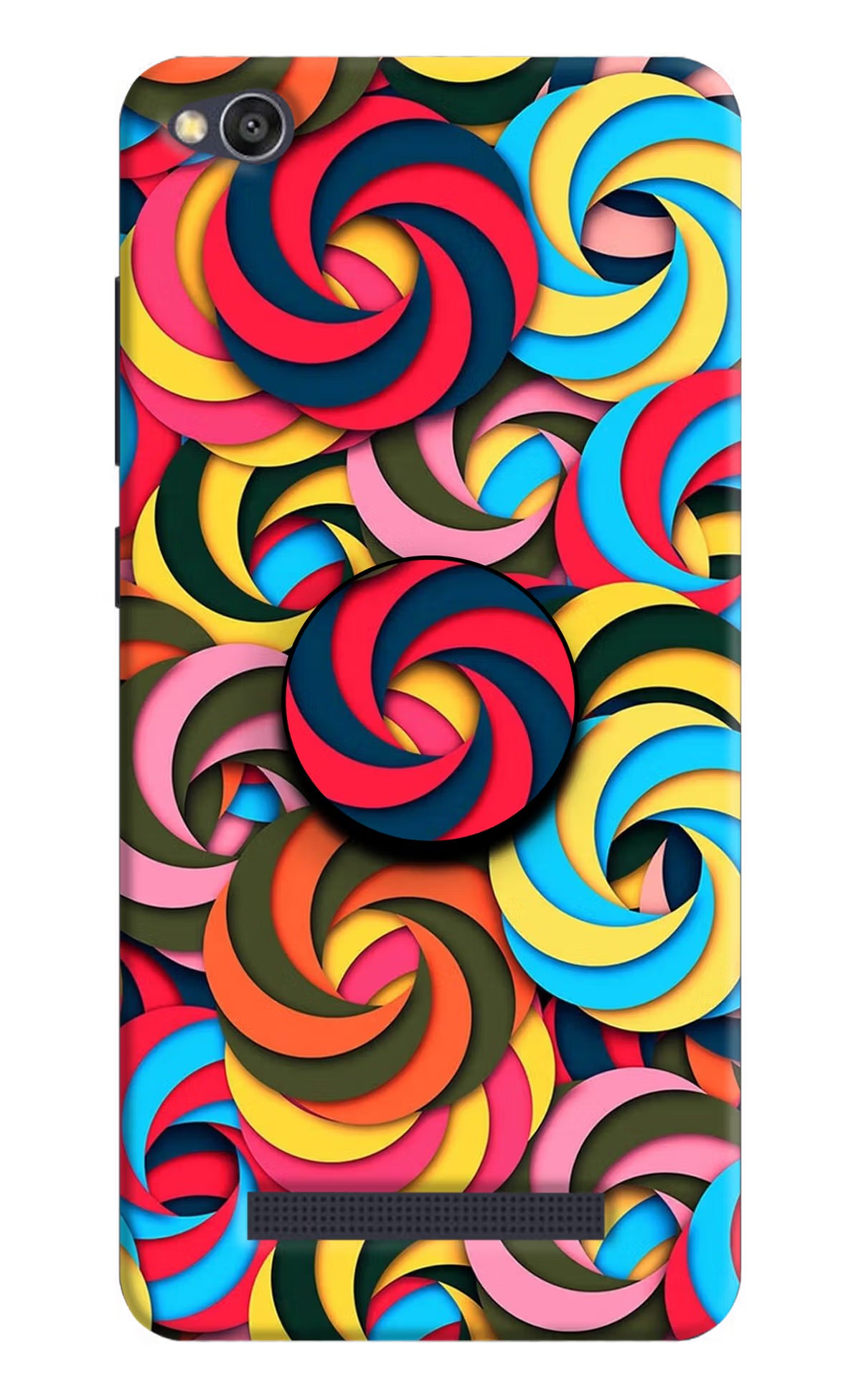 Spiral Pattern Redmi 4A Pop Case by Casekaro