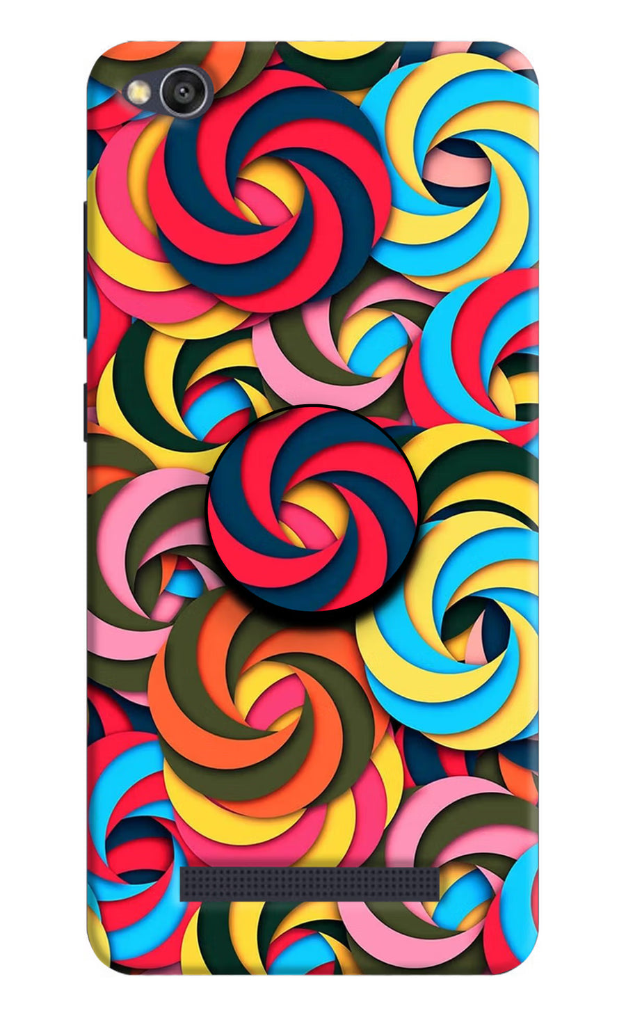 Spiral Pattern Redmi 4A Pop Case, Hard case