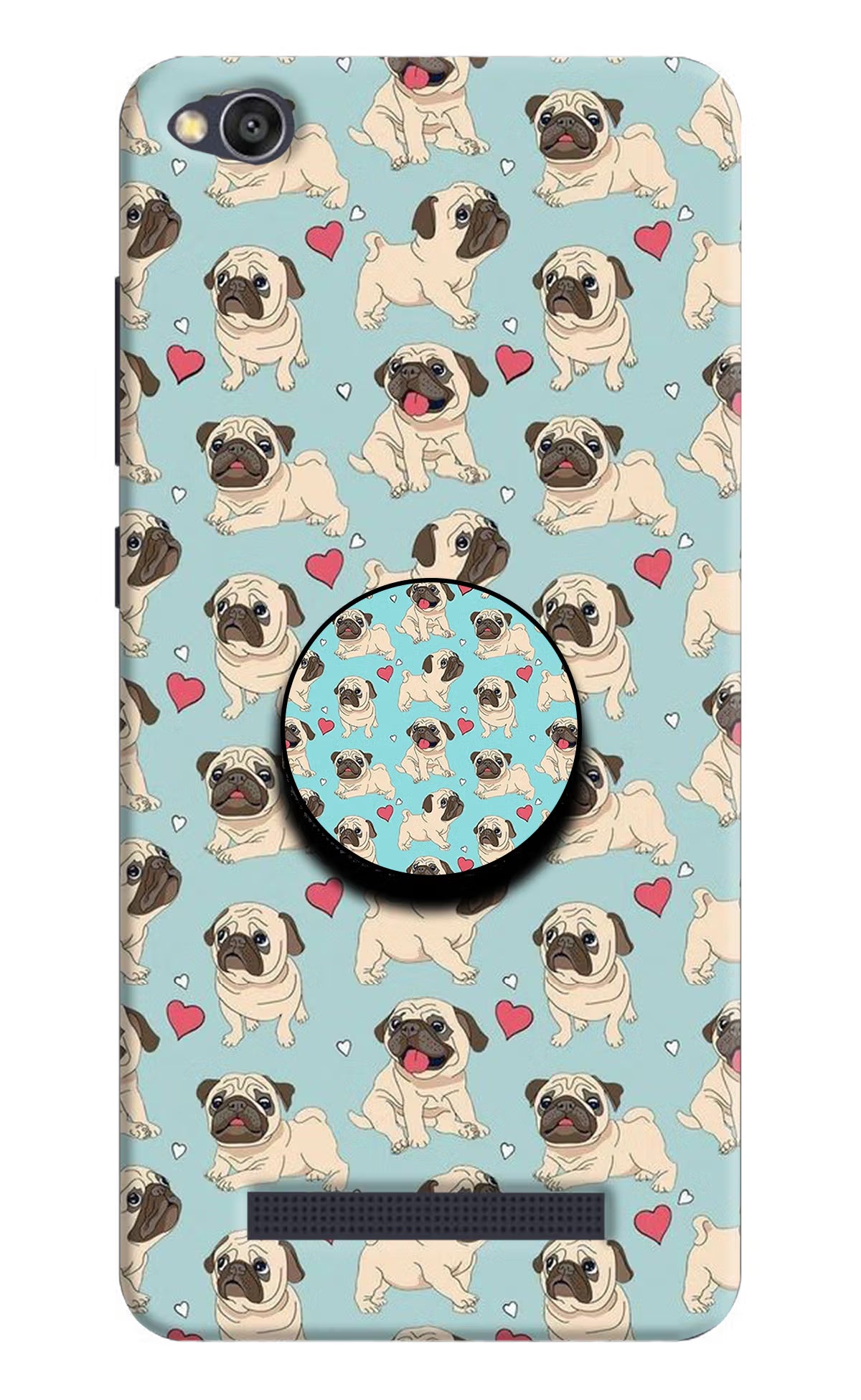 Pug Dog Redmi 4A Pop Case by Casekaro
