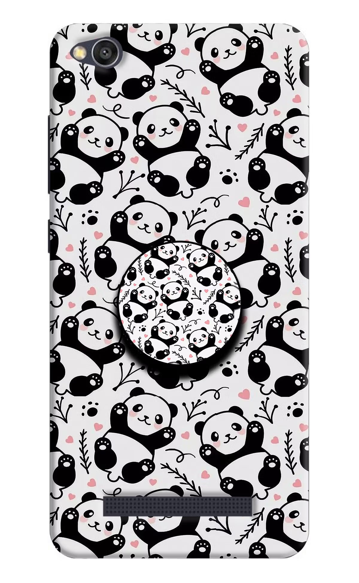 Cute Panda Redmi 4A Pop Case by Casekaro