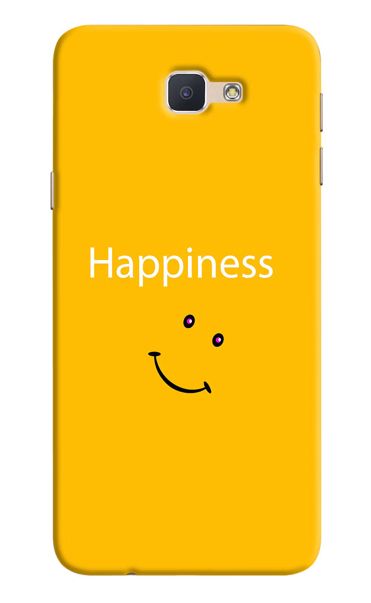 Happiness With Smiley Samsung J7 Prime Hard Case Back Cover by Casekaro