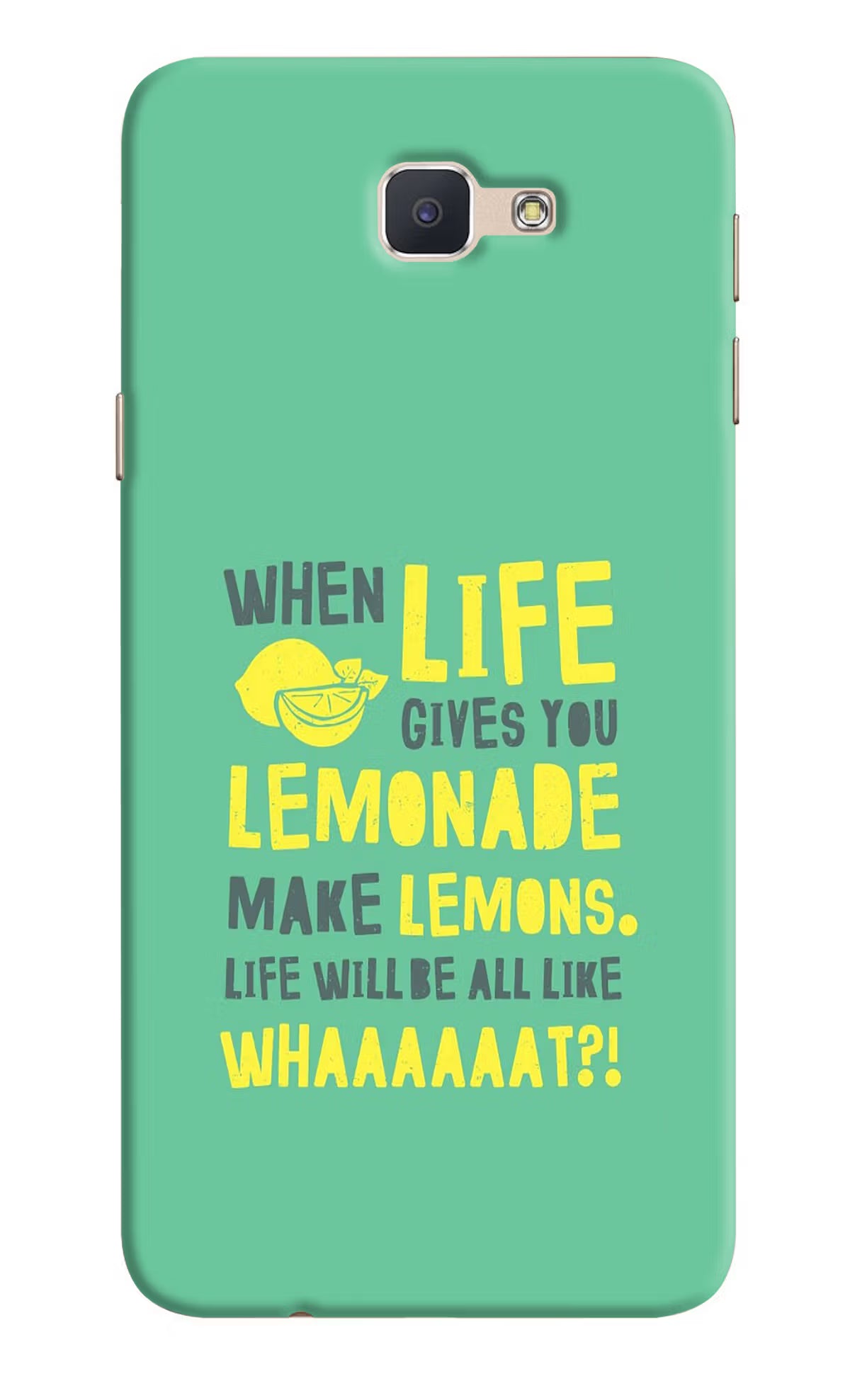 Quote Samsung J7 Prime Hard Case Back Cover by Casekaro