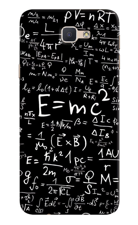 Physics Formula Samsung J7 Prime Hard Case Back Cover by Casekaro