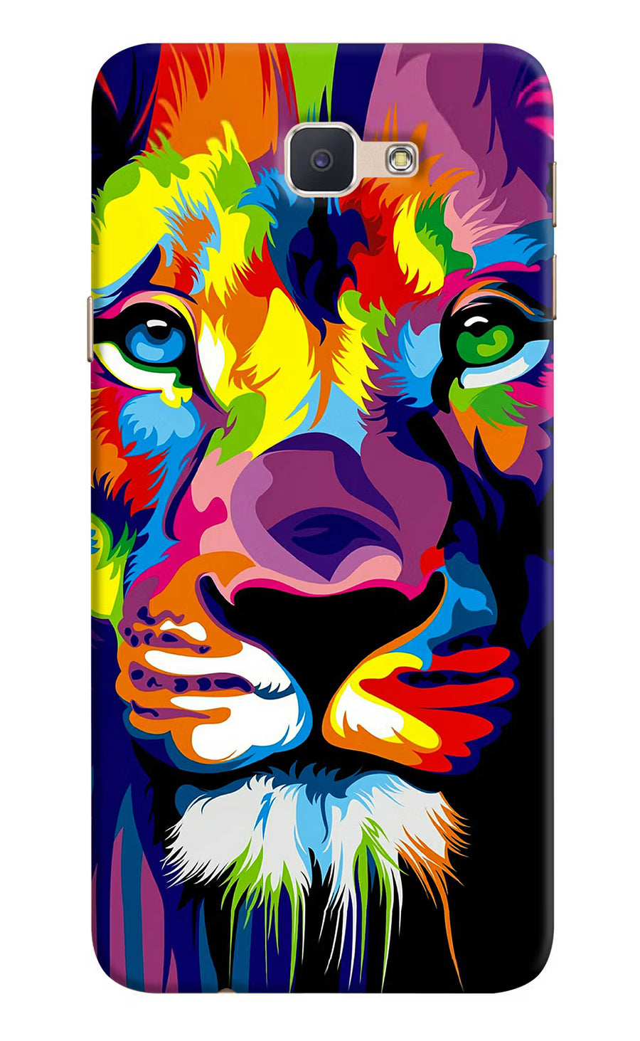 Lion Samsung J7 Prime Back Cover, Hard case