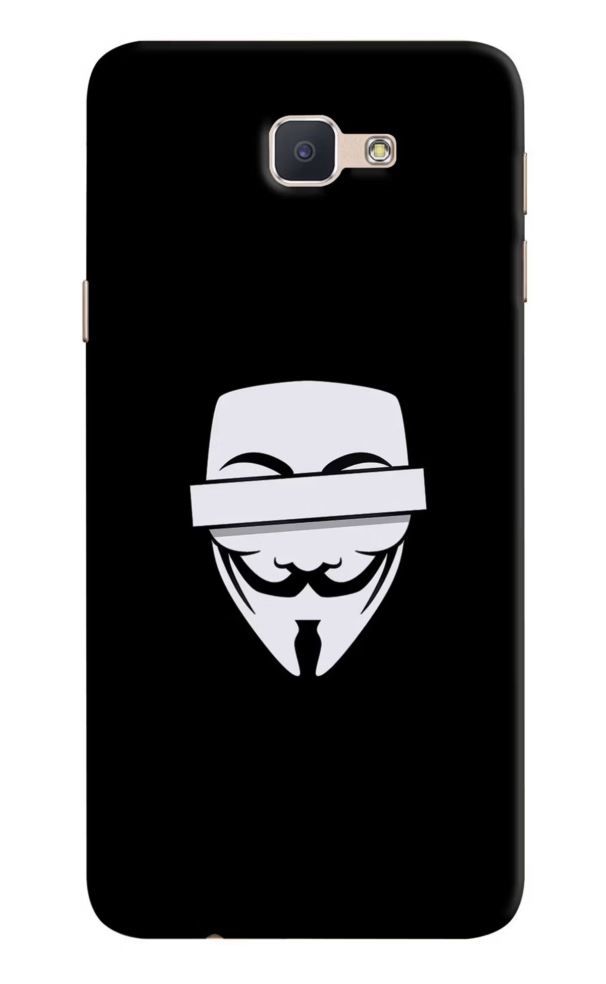 Anonymous Face Samsung J7 Prime Hard Case Back Cover by Casekaro