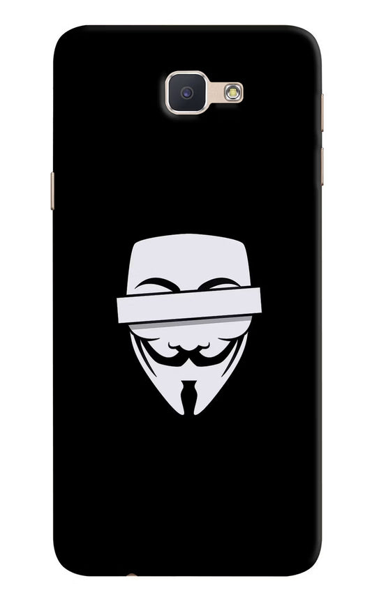 Anonymous Face Samsung J7 Prime Hard Case Back Cover by Casekaro