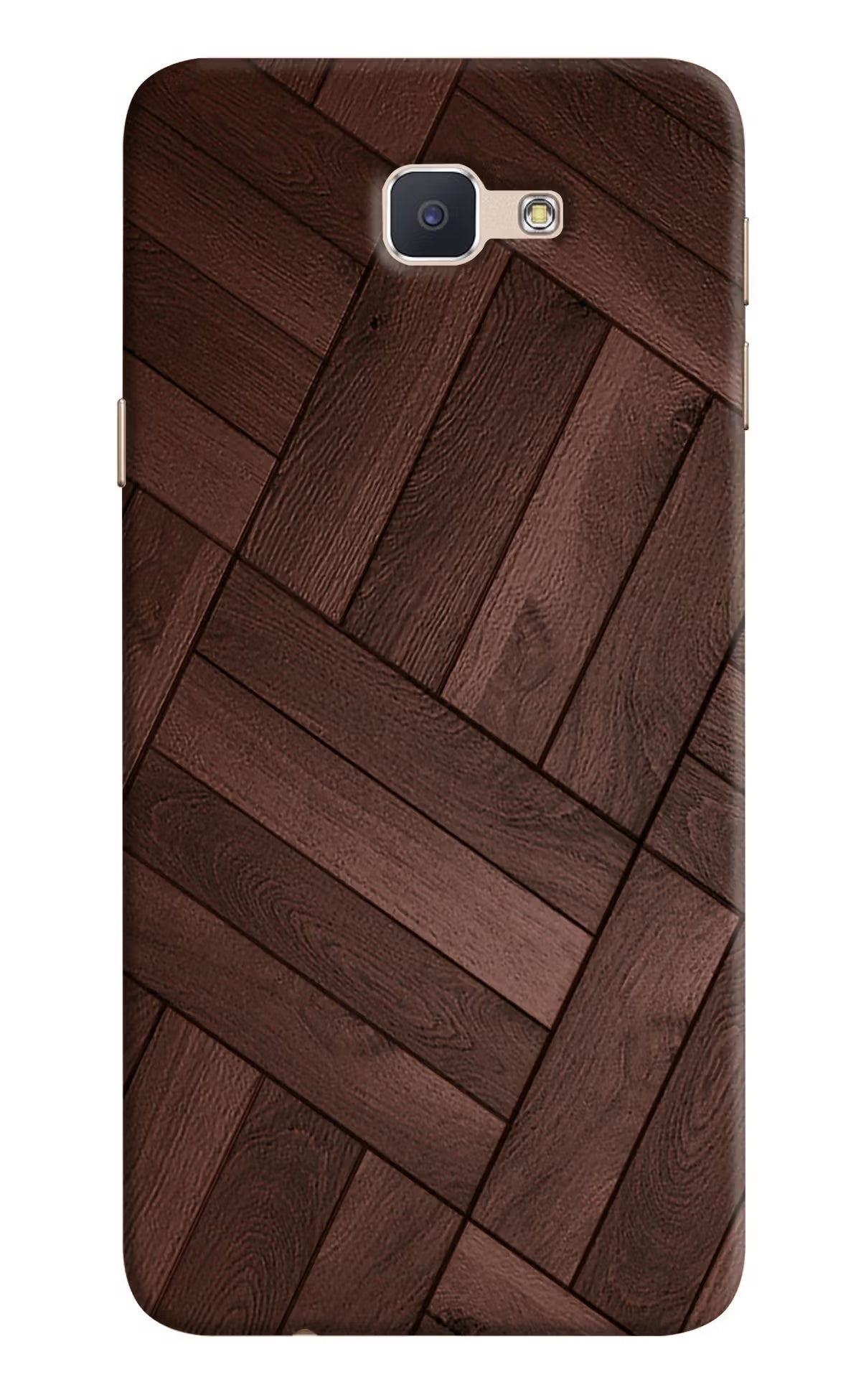 Wooden Texture Design Samsung J7 Prime Hard Case Back Cover by Casekaro