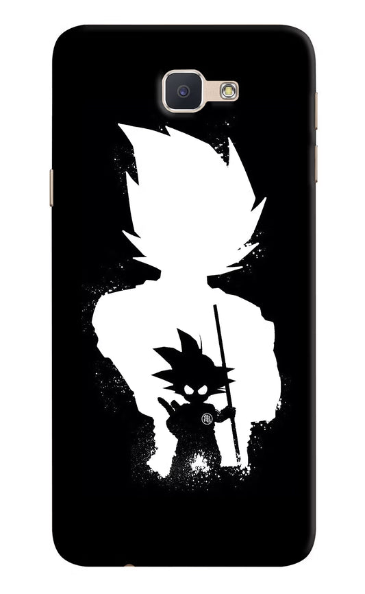 Goku Shadow Samsung J7 Prime Hard Case Back Cover by Casekaro