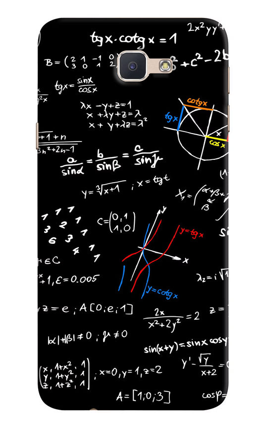 Mathematics Formula Samsung J7 Prime Hard Case Back Cover by Casekaro