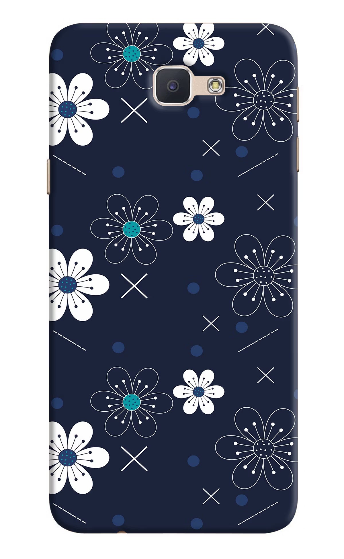 Flowers Samsung J7 Prime Hard Case Back Cover by Casekaro