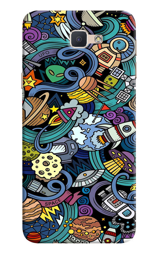 Space Abstract Samsung J7 Prime Hard Case Back Cover by Casekaro