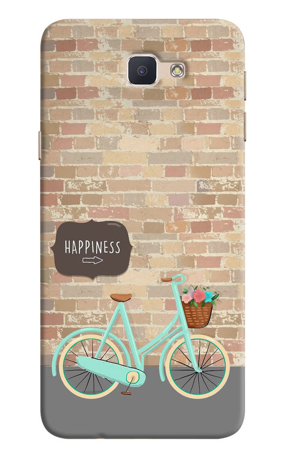 Happiness Artwork Samsung J7 Prime Back Cover, Hard case