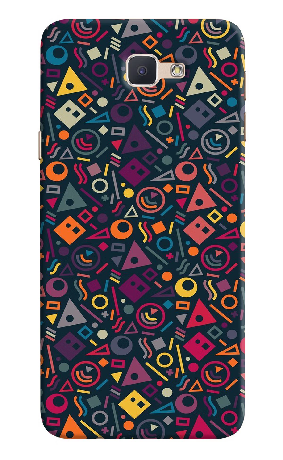 Geometric Abstract Samsung J7 Prime Hard Case Back Cover by Casekaro