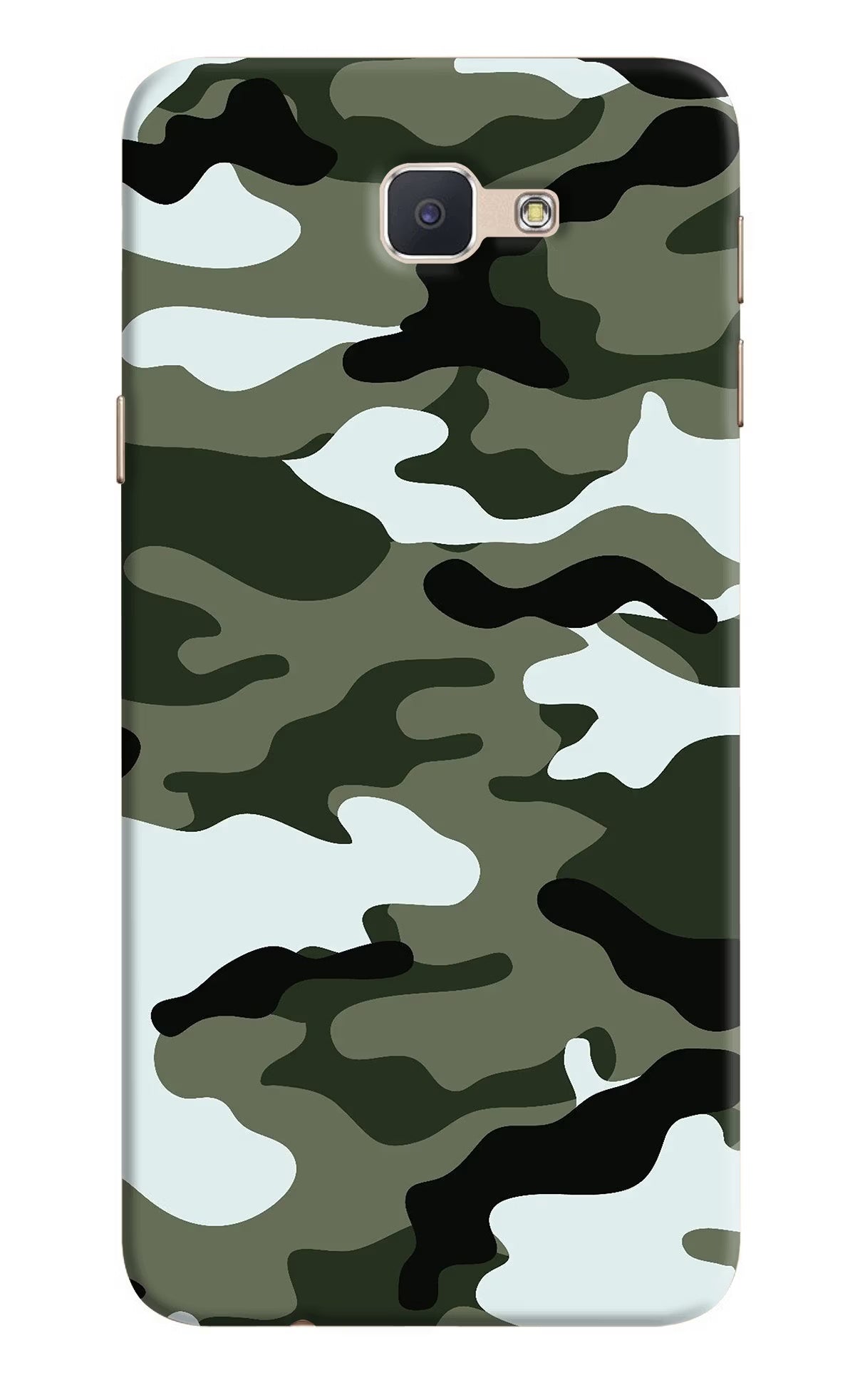 Camouflage Samsung J7 Prime Hard Case Back Cover by Casekaro