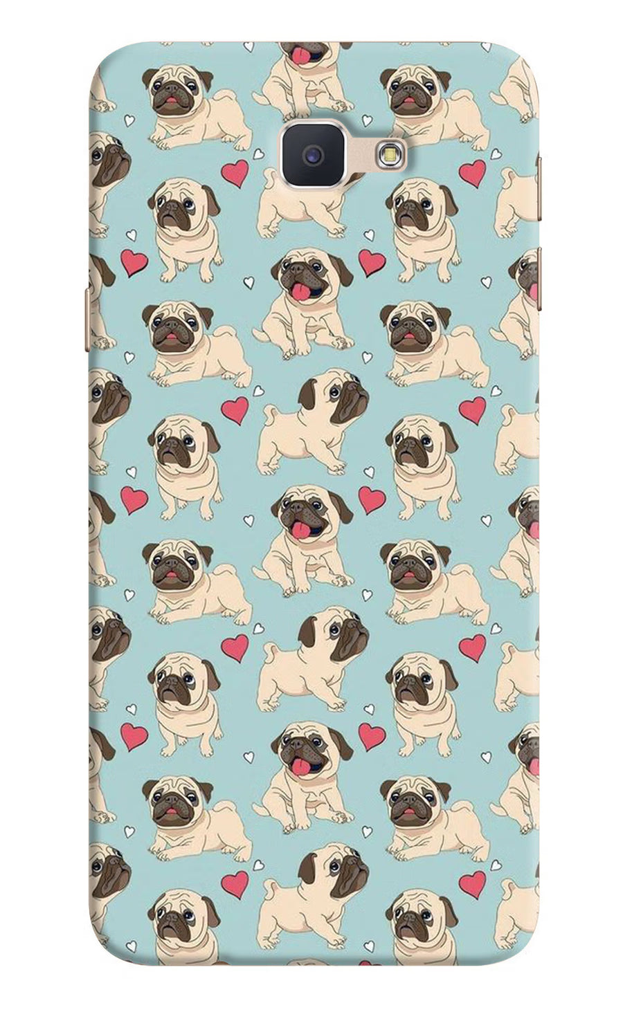 Pug Dog Samsung J7 Prime Back Cover, Hard case