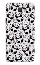 Cute Panda Samsung J7 Prime Hard Case Back Cover by Casekaro