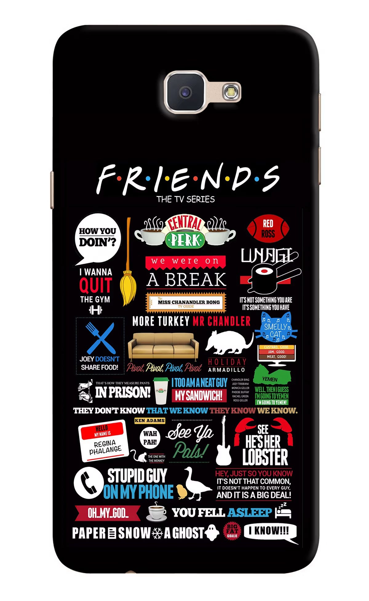 FRIENDS Samsung J7 Prime Hard Case Back Cover by Casekaro