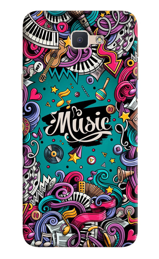 Music Graffiti Samsung J7 Prime Hard Case Back Cover by Casekaro