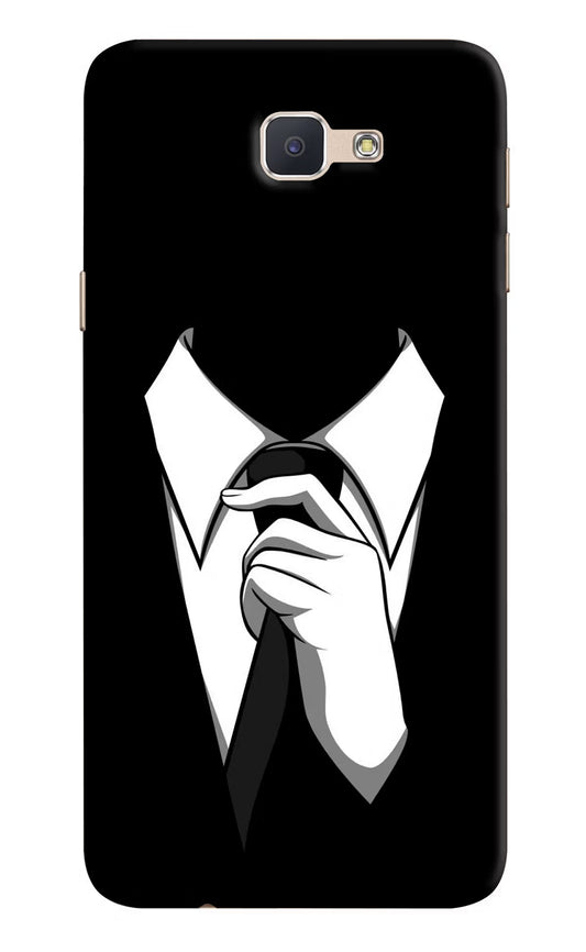 Black Tie Samsung J7 Prime Hard Case Back Cover by Casekaro