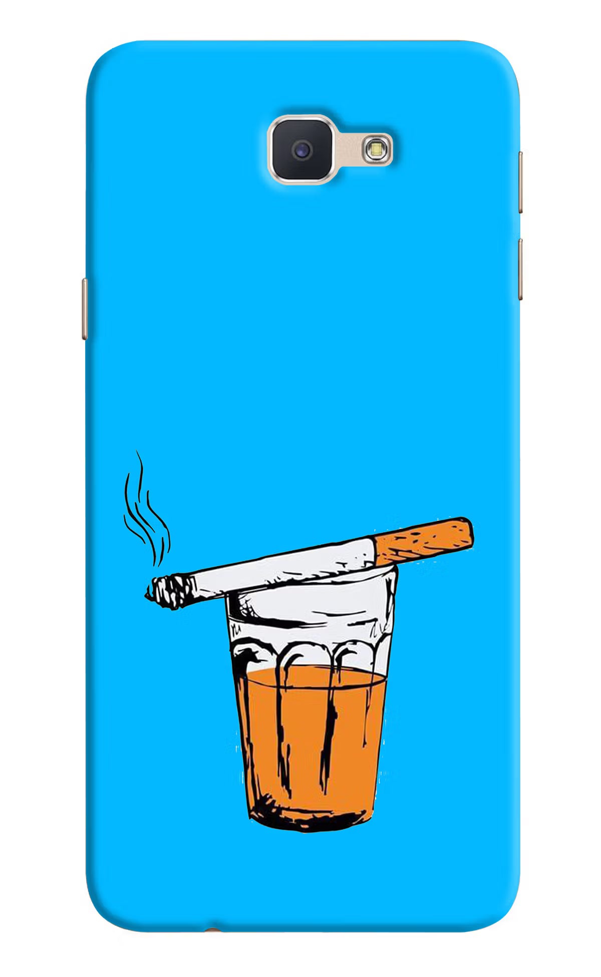 Chai Sutta Samsung J7 Prime Hard Case Back Cover by Casekaro