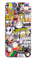 Sticker Bomb Samsung J7 Prime Hard Case Back Cover by Casekaro