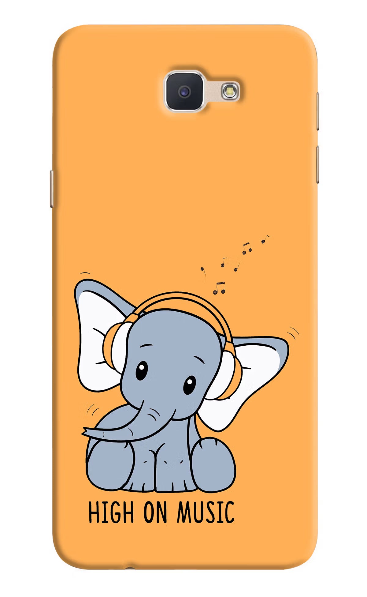 High On Music Samsung J7 Prime Hard Case Back Cover by Casekaro