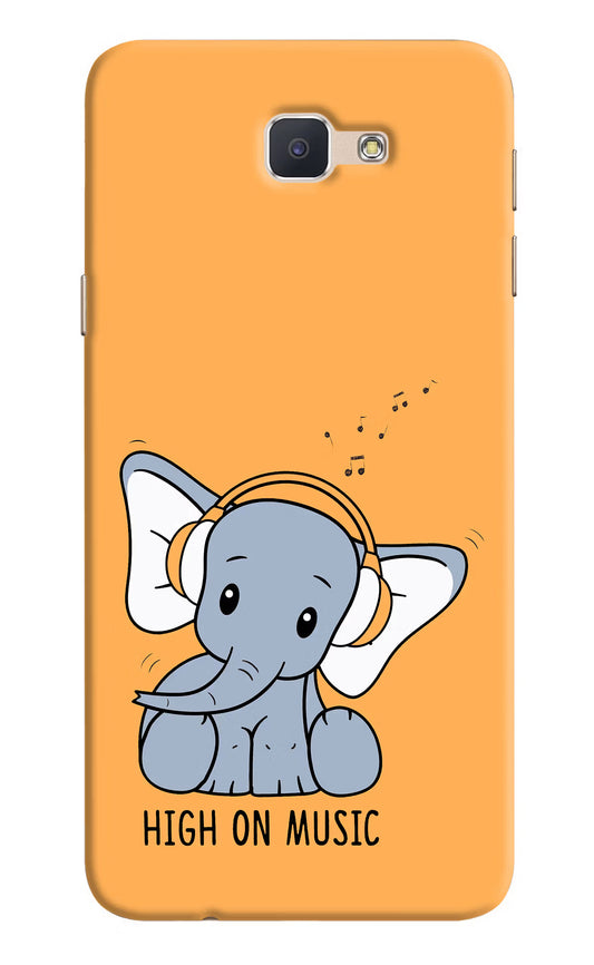 High On Music Samsung J7 Prime Hard Case Back Cover by Casekaro