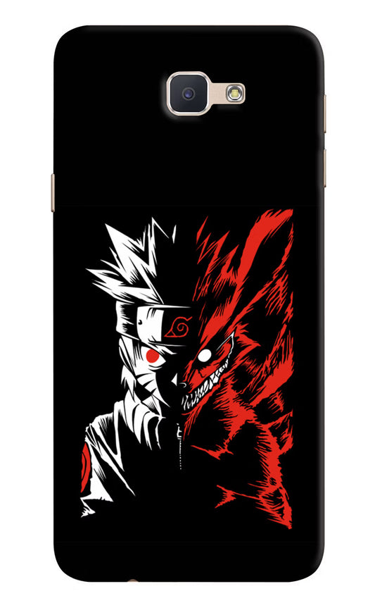 Naruto Two Face Samsung J7 Prime Hard Case Back Cover by Casekaro
