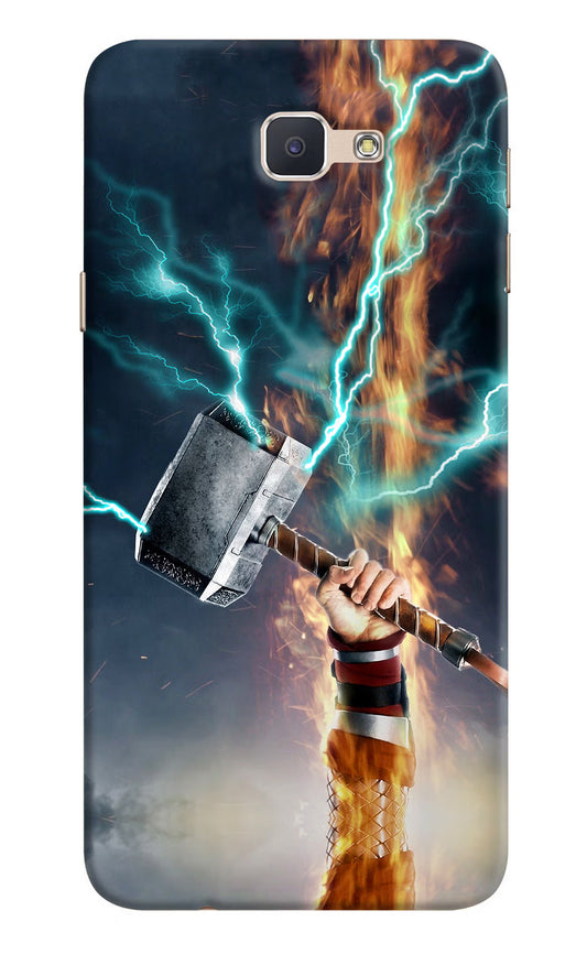 Thor Hammer Mjolnir Samsung J7 Prime Hard Case Back Cover by Casekaro