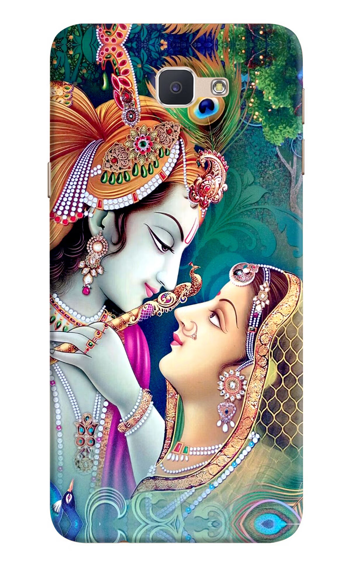 Lord Radha Krishna Samsung J7 Prime Hard Case Back Cover by Casekaro