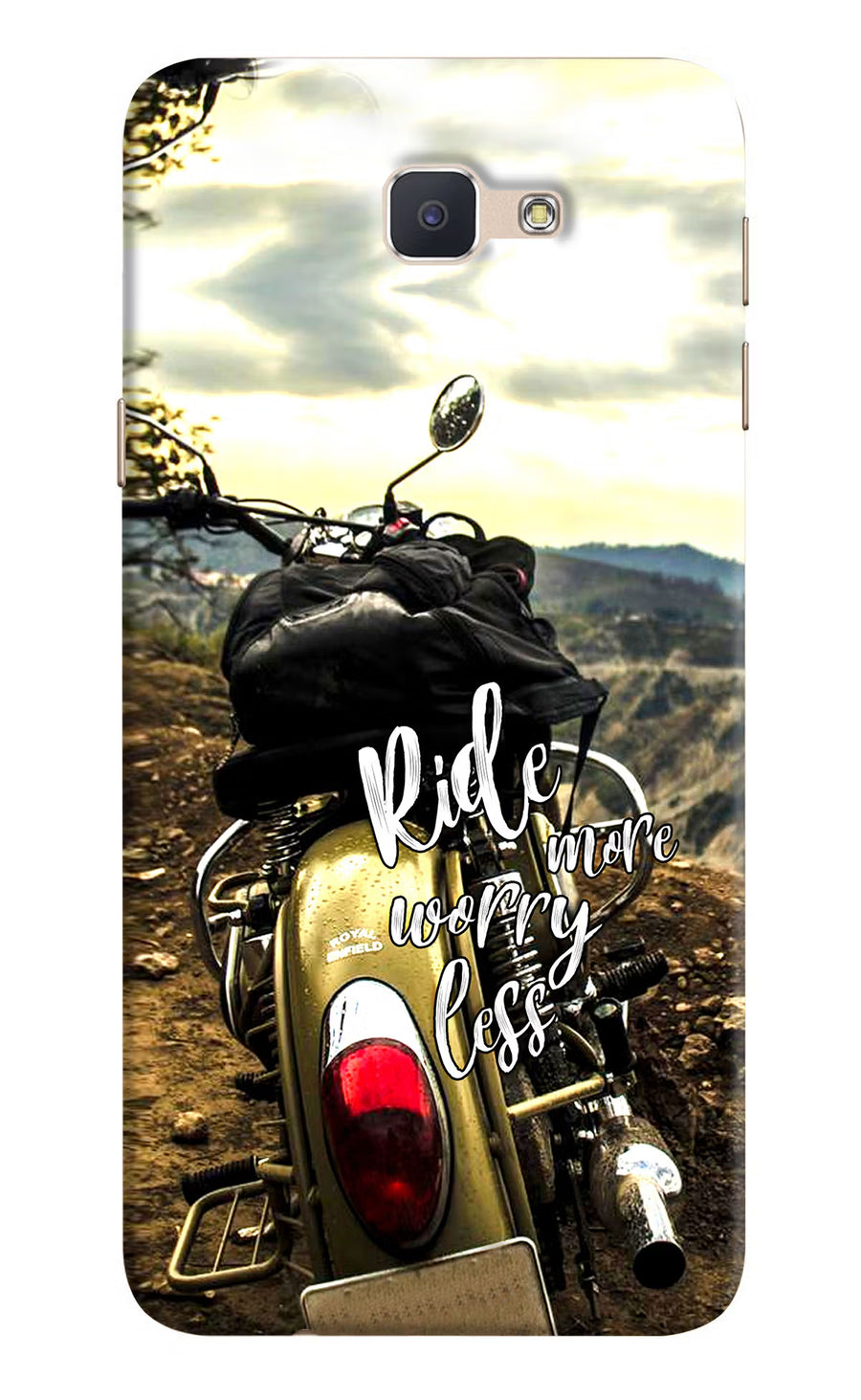 Ride More Worry Less Samsung J7 Prime Back Cover, Hard case