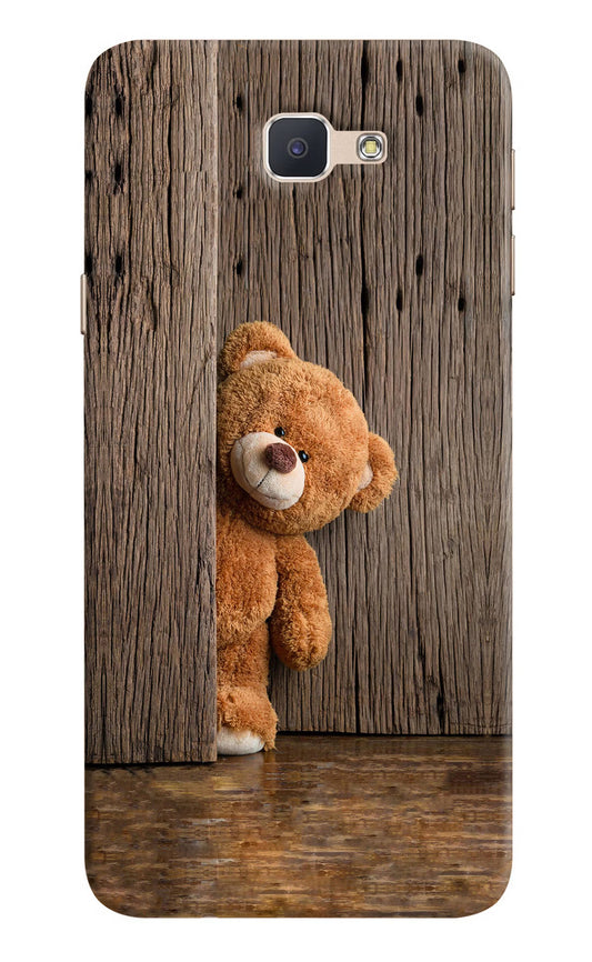 Teddy Wooden Samsung J7 Prime Hard Case Back Cover by Casekaro