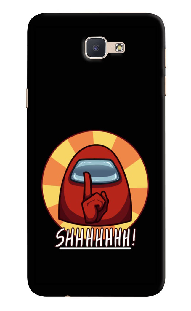 Among Us Shhh! Samsung J7 Prime Hard Case Back Cover by Casekaro