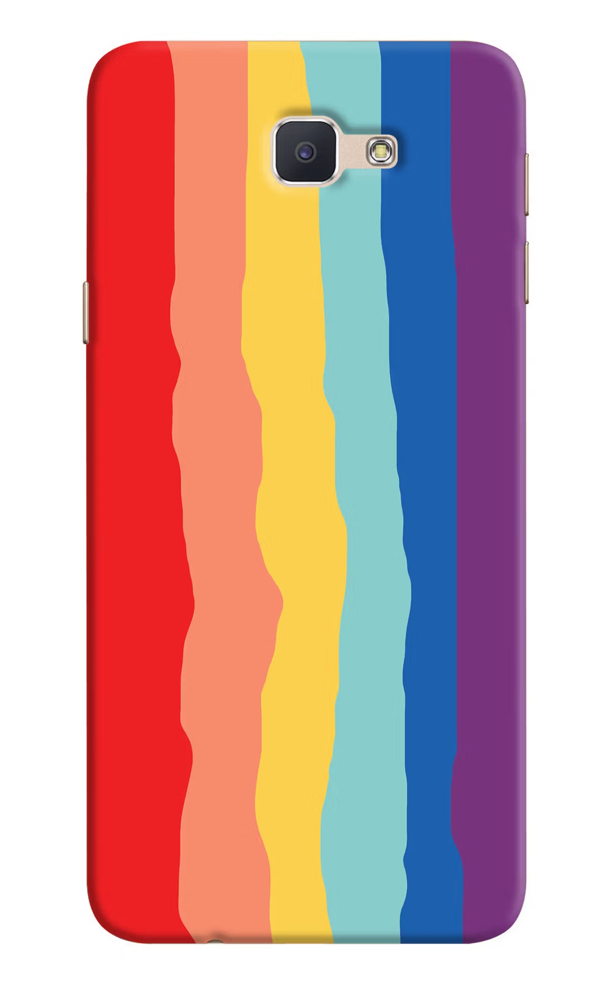 Rainbow Samsung J7 Prime Hard Case Back Cover by Casekaro