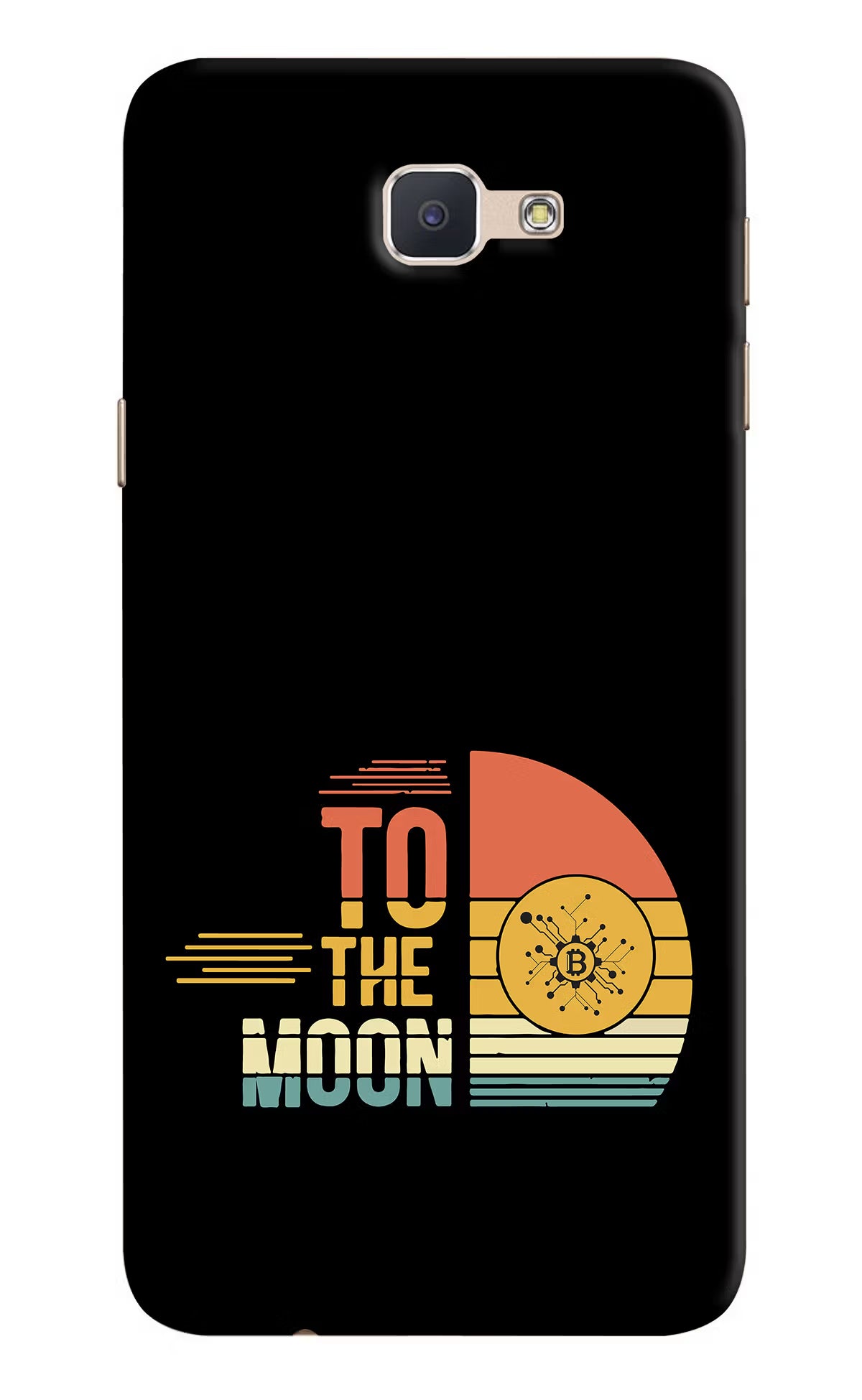 To the Moon Samsung J7 Prime Hard Case Back Cover by Casekaro