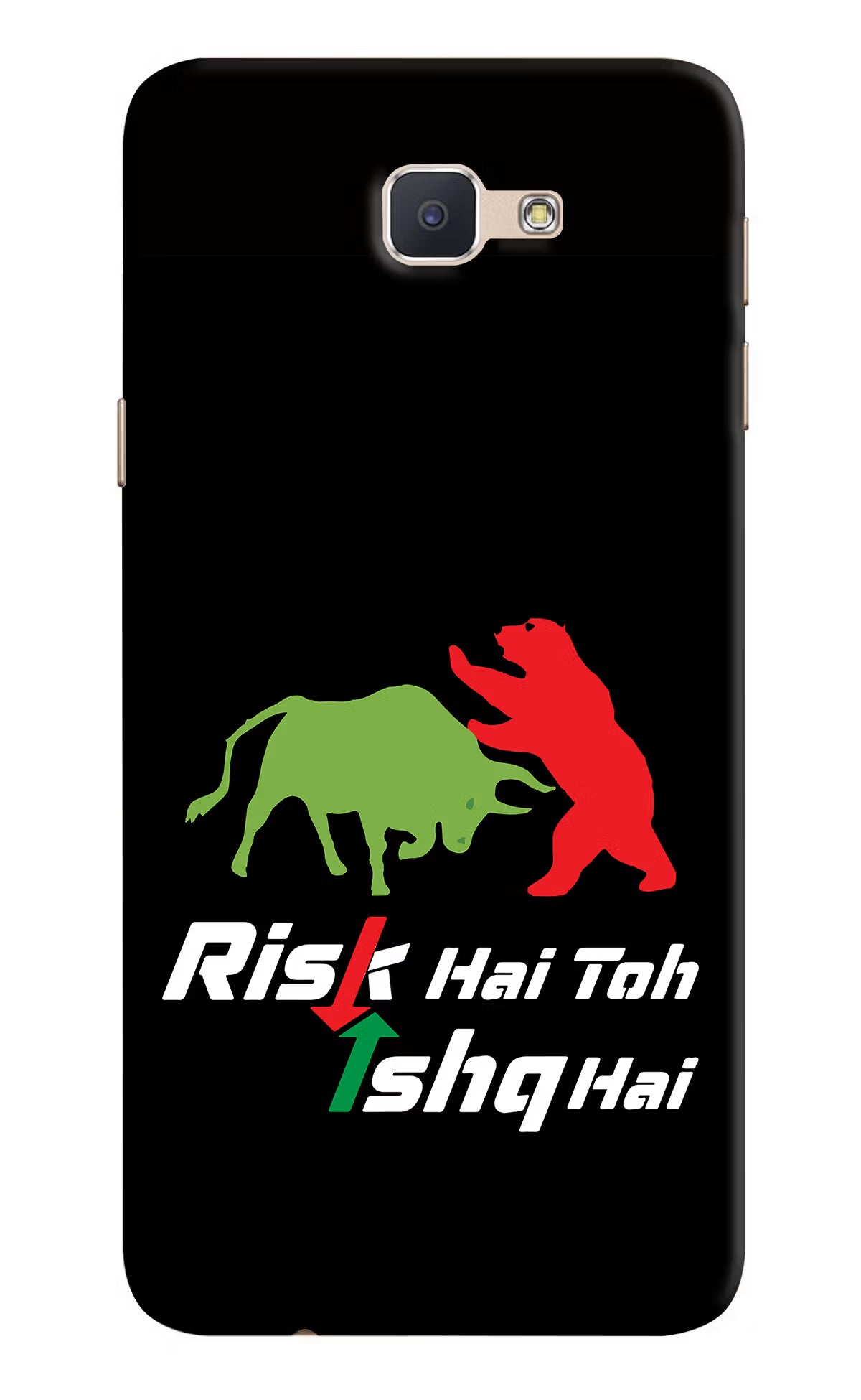Risk Hai Toh Ishq Hai Samsung J7 Prime Hard Case Back Cover by Casekaro