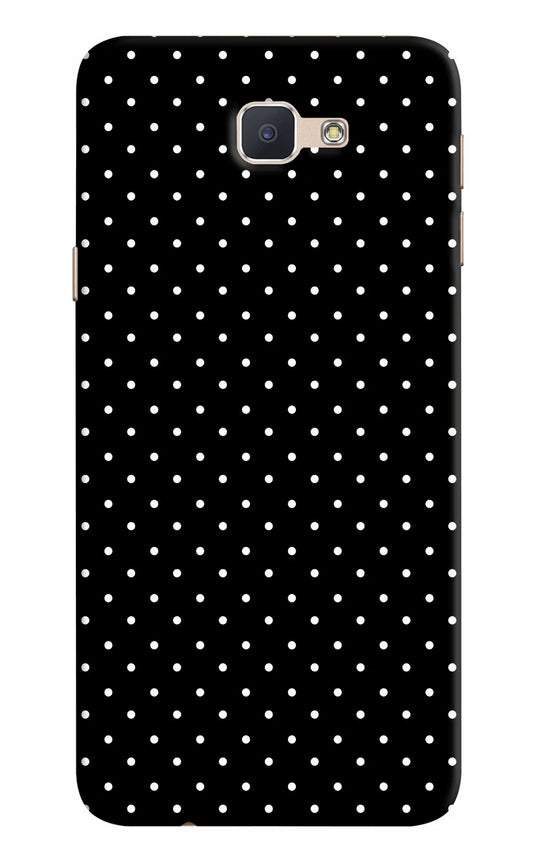White Dots Samsung J7 Prime Hard Case Back Cover by Casekaro