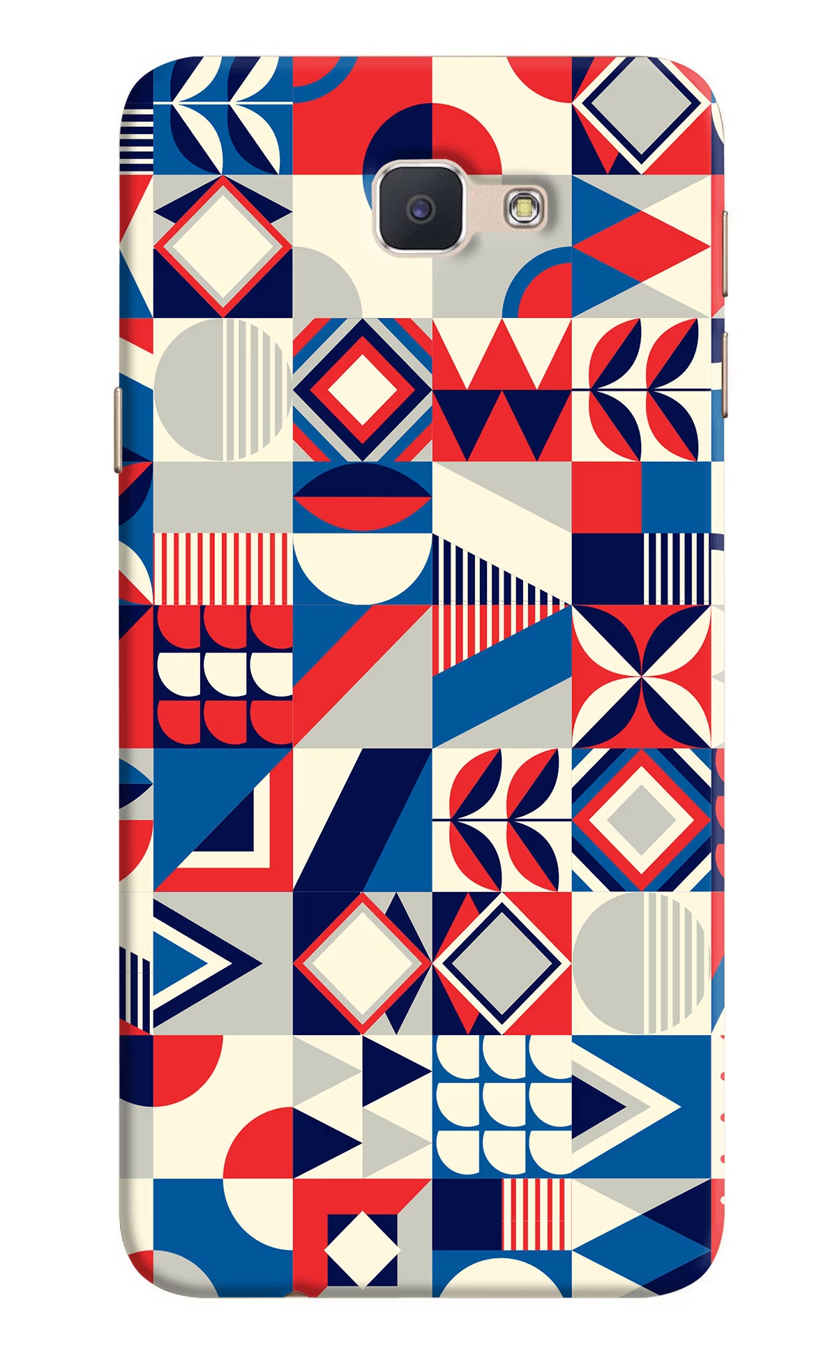 Colorful Pattern Samsung J7 Prime Hard Case Back Cover by Casekaro