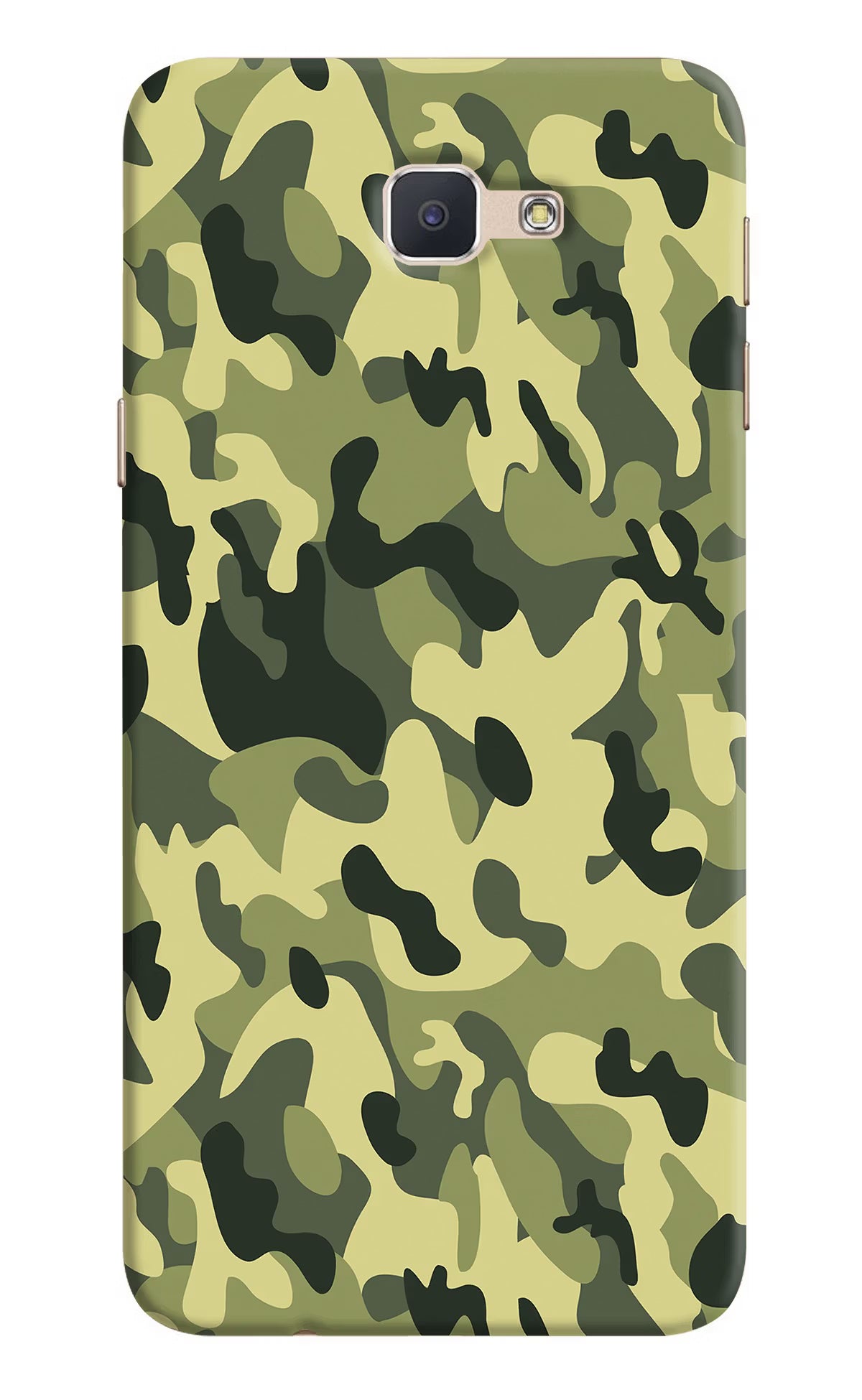 Camouflage Samsung J7 Prime Hard Case Back Cover by Casekaro