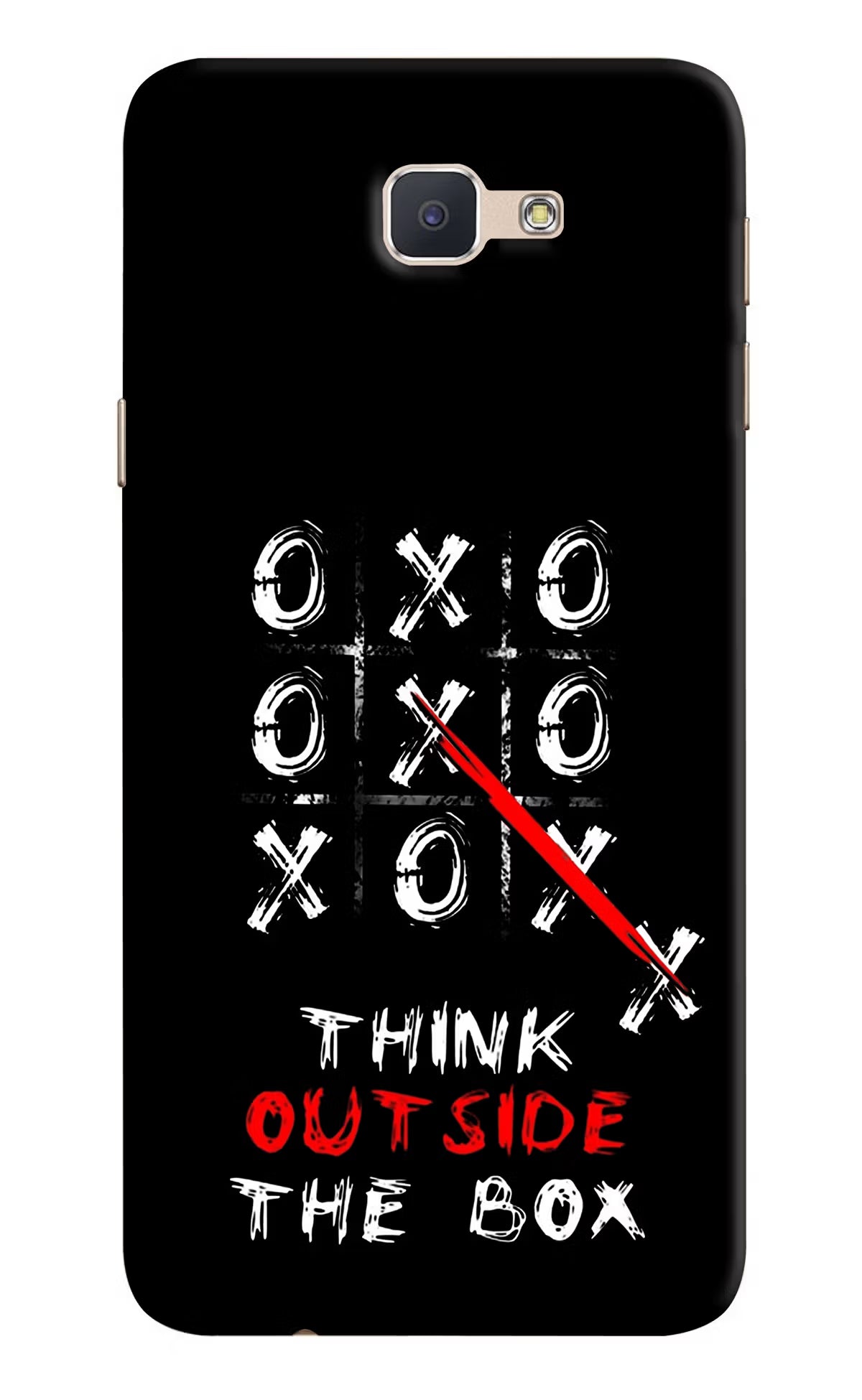 Think out of the BOX Samsung J7 Prime Hard Case Back Cover by Casekaro