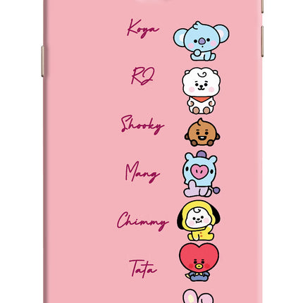 BTS names Samsung J7 Prime Hard Case Back Cover by Casekaro