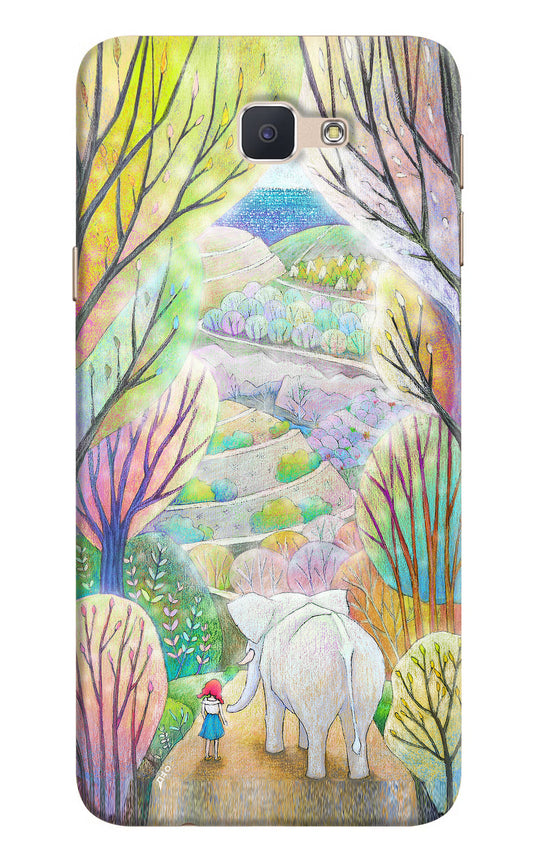 Nature Painting Samsung J7 Prime Hard Case Back Cover by Casekaro