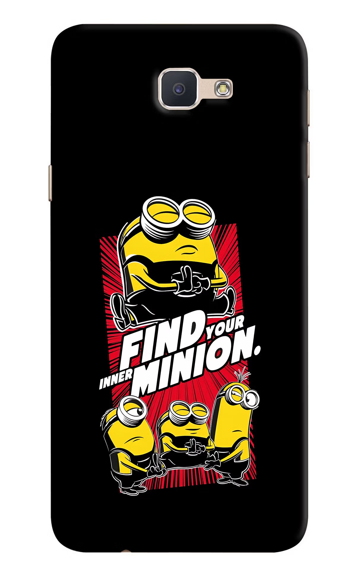 Find your inner Minion Samsung J7 Prime Hard Case Back Cover by Casekaro