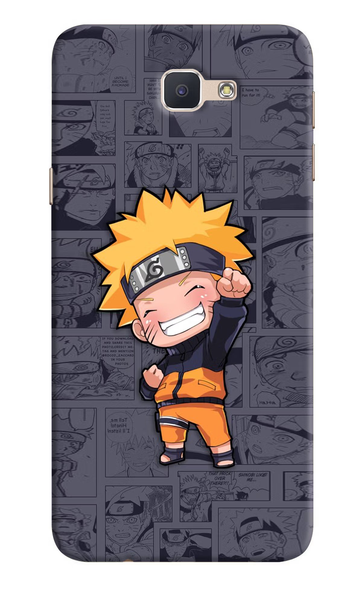 Chota Naruto Samsung J7 Prime Hard Case Back Cover by Casekaro