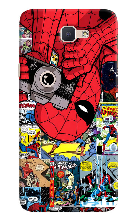 Spider Man Samsung J7 Prime Hard Case Back Cover by Casekaro