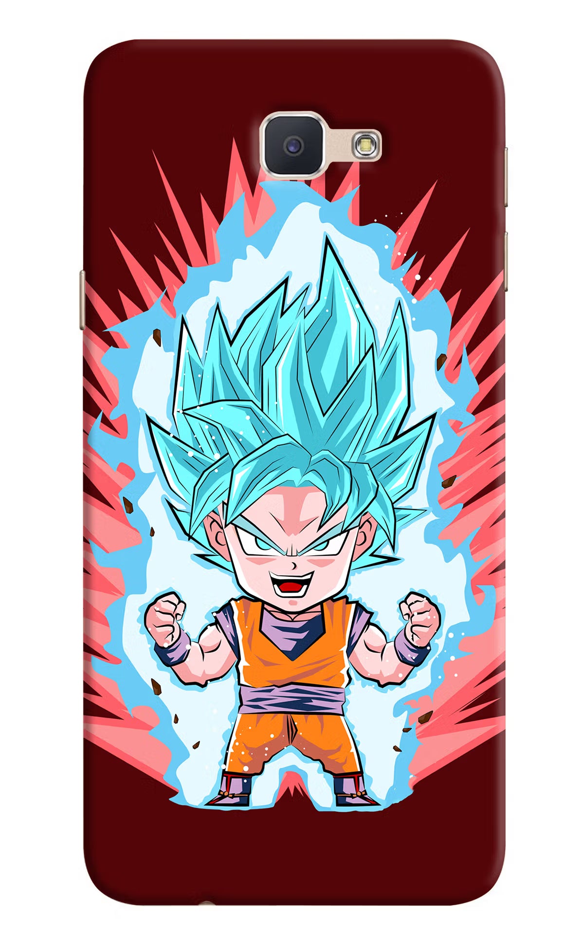 Goku Little Samsung J7 Prime Hard Case Back Cover by Casekaro