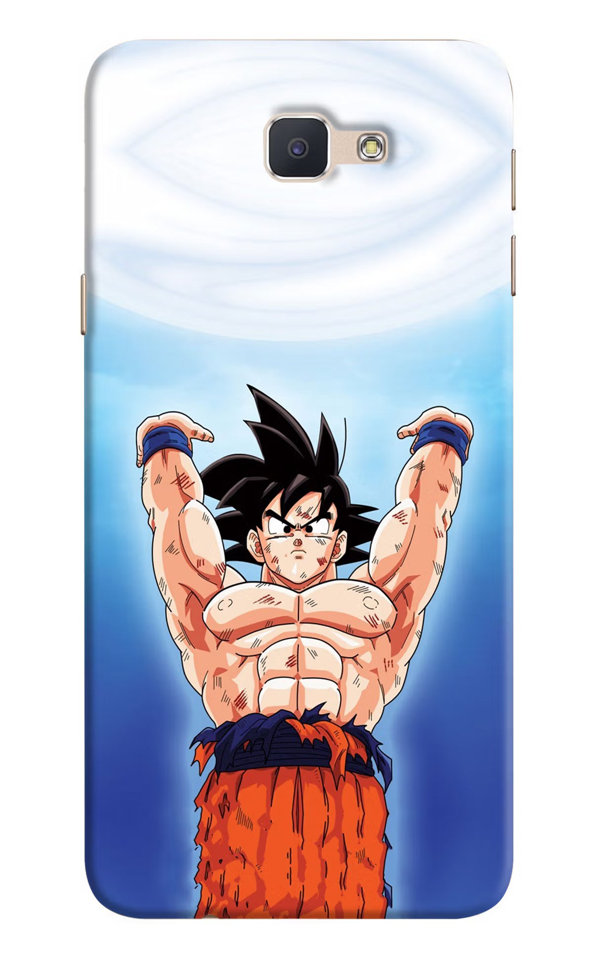 Goku Power Samsung J7 Prime Hard Case Back Cover by Casekaro